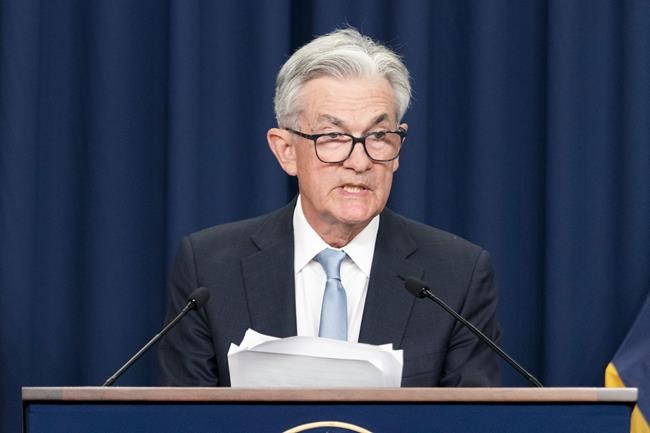 Federal Reserve Chairman Jerome Powell speaks during a news conference following an Open Market Committee meeting at the Federal Reserve Board Building, Wednesday, June 15, 2022, in Washington. (AP Photo/Jacquelyn Martin)