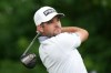 Corey Conners of Canada watches his tee shot on the second hole during the fourth round of the Canadian Open in Toronto on Sunday, June 12, 2022. THE CANADIAN PRESS/Nathan Denette