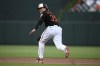 Baltimore Orioles' Adley Rutschman runs to second on a wild pitch by Tampa Bay Rays starting pitcher Shane Baz during the fifth inning of a baseball game Friday, June 17, 2022, in Baltimore. (AP Photo/Nick Wass)