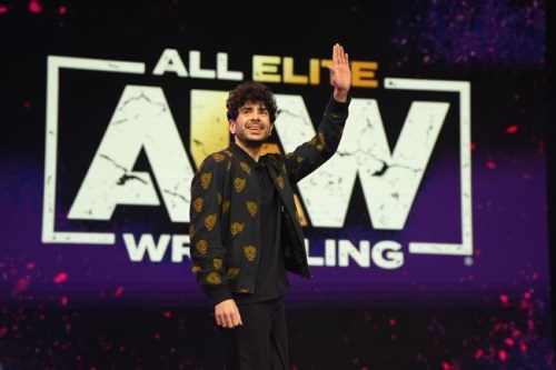 Tony Khan, the president and co-founder of All Elite Wrestling, is shown in a handout photo. THE CANADIAN PRESS/HO-All Elite Wresting **MANDATORY CREDIT** .