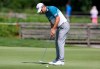 Germany's Nicolai von Dellingshausen putts during the German International Open golf tournament at Golfclub Muenchen Eichenried in Munich, Germany, Thursday, June 23, 2022. (Christian Kolbert/dpa via AP)