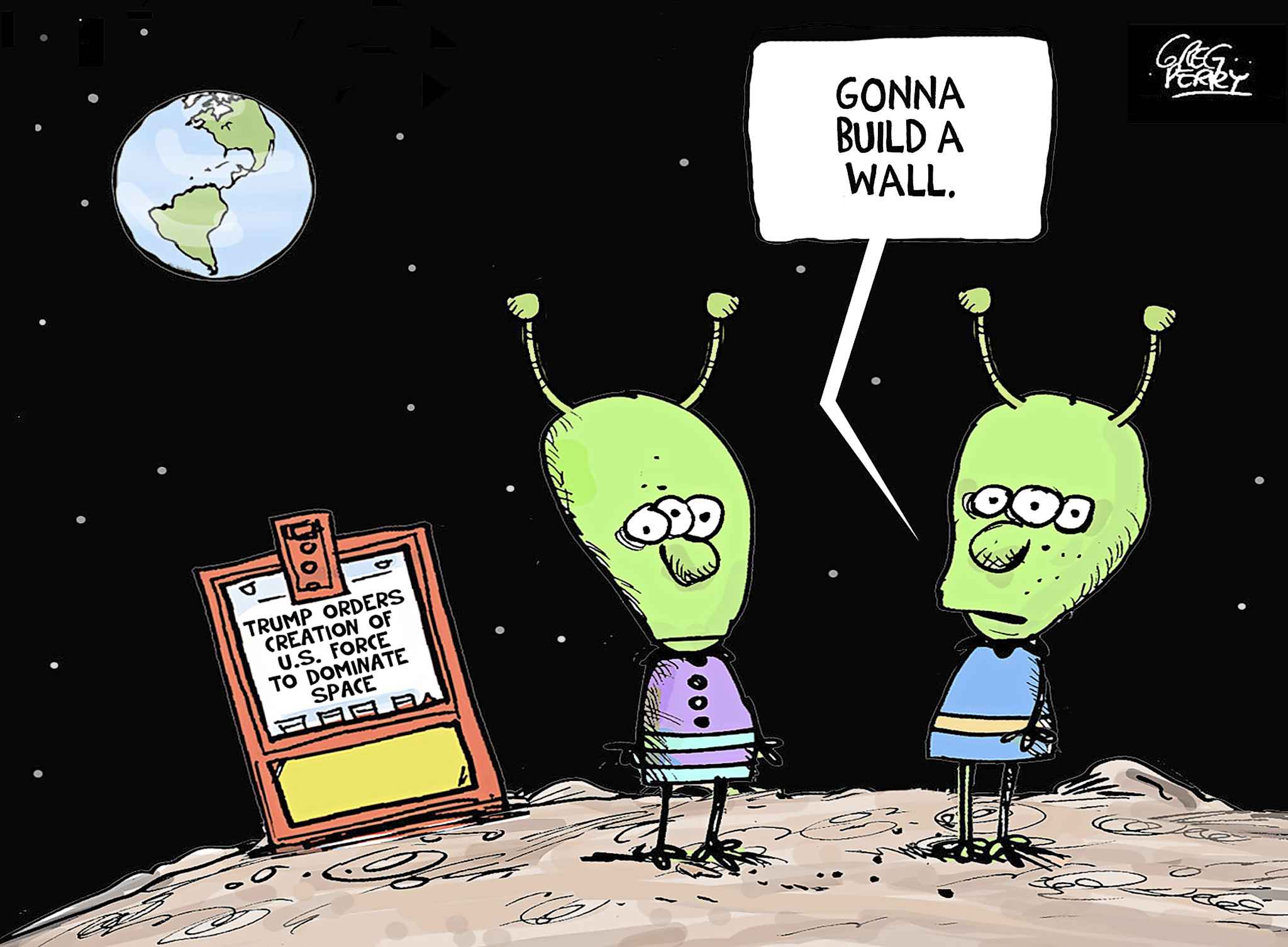 Editorial cartoon for June 21, 2018