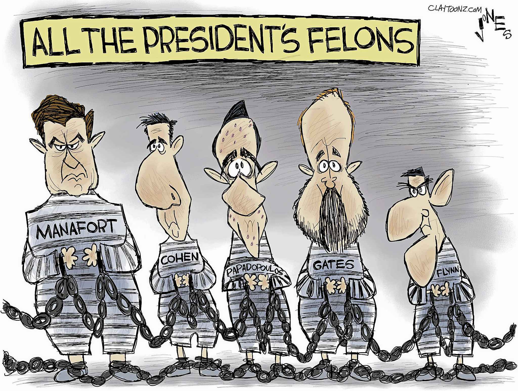 Editorial cartoon for Aug. 23, 2018