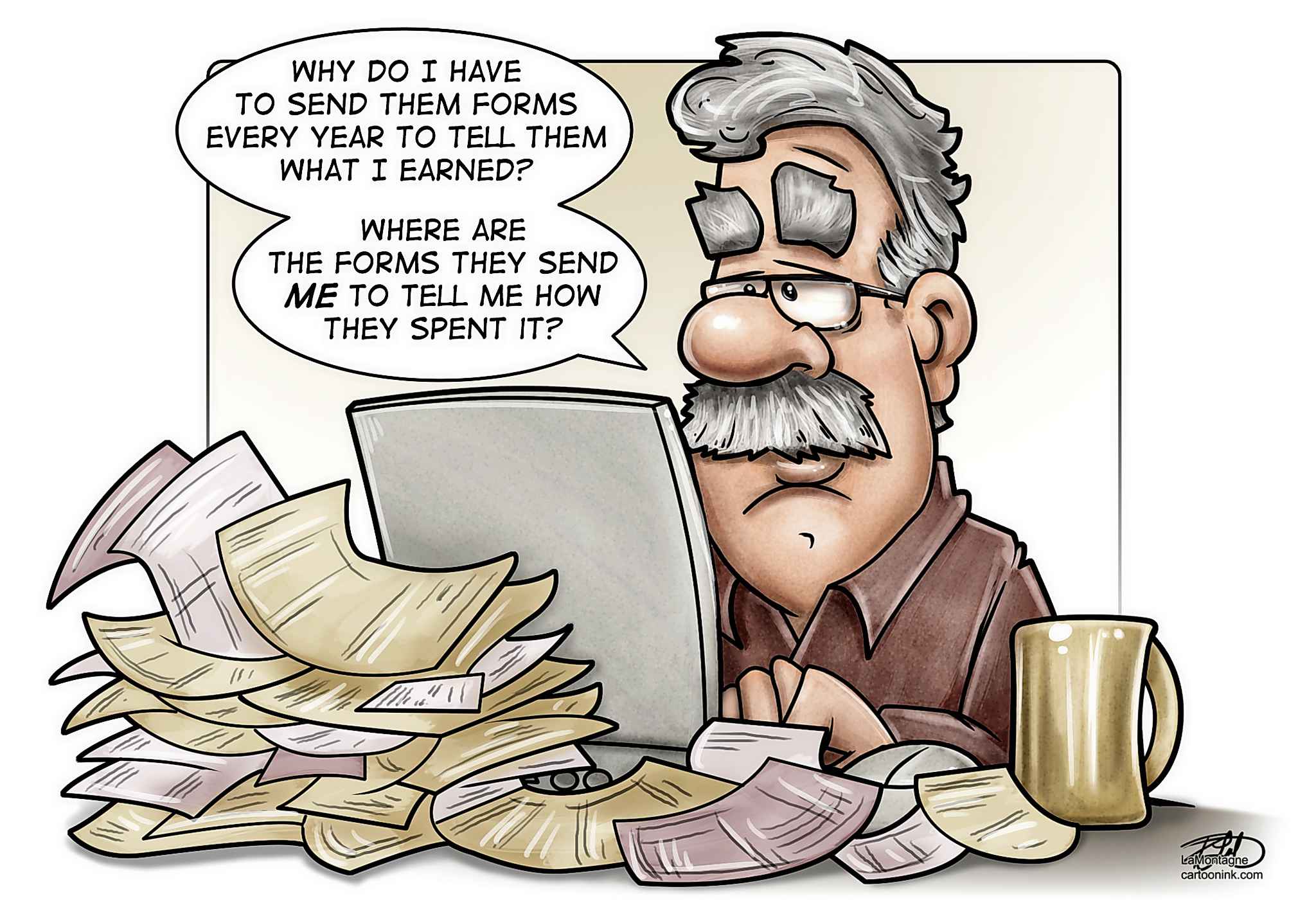 Editorial cartoon for April 30, 2019