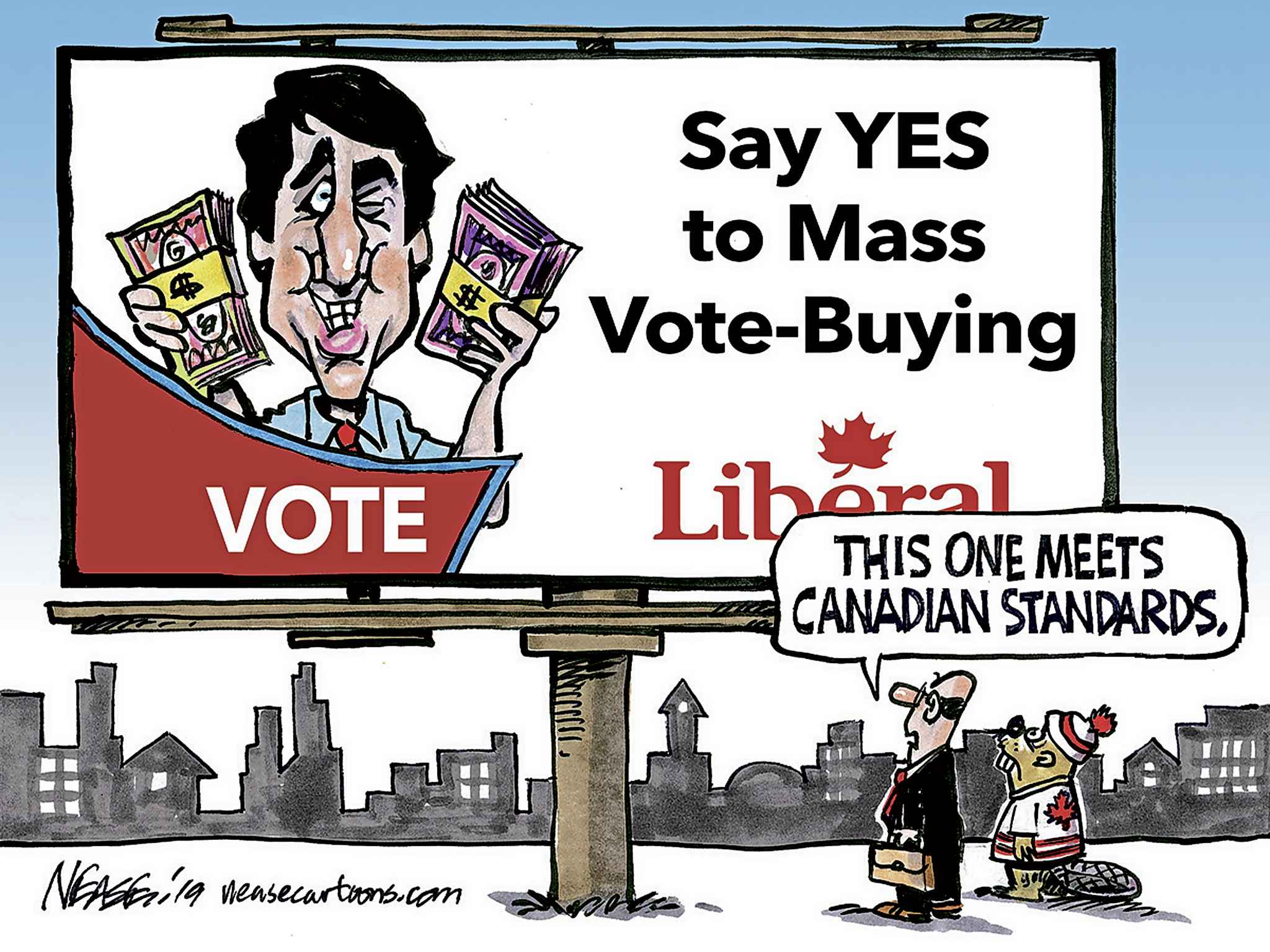 Editorial cartoon for Aug. 30, 2019