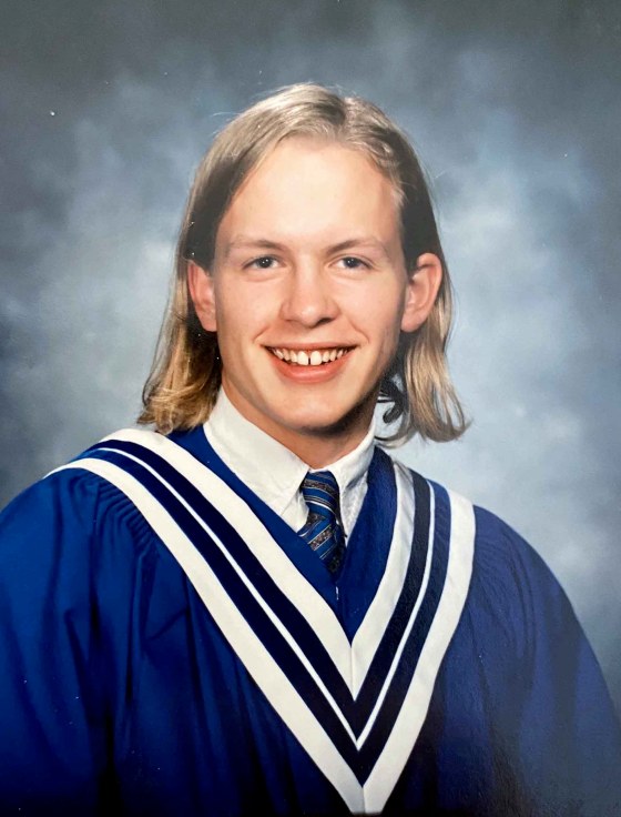 Class of 1993, Silver Heights Collegiate. I mean at least I had hair then. (Ben's grad photo)