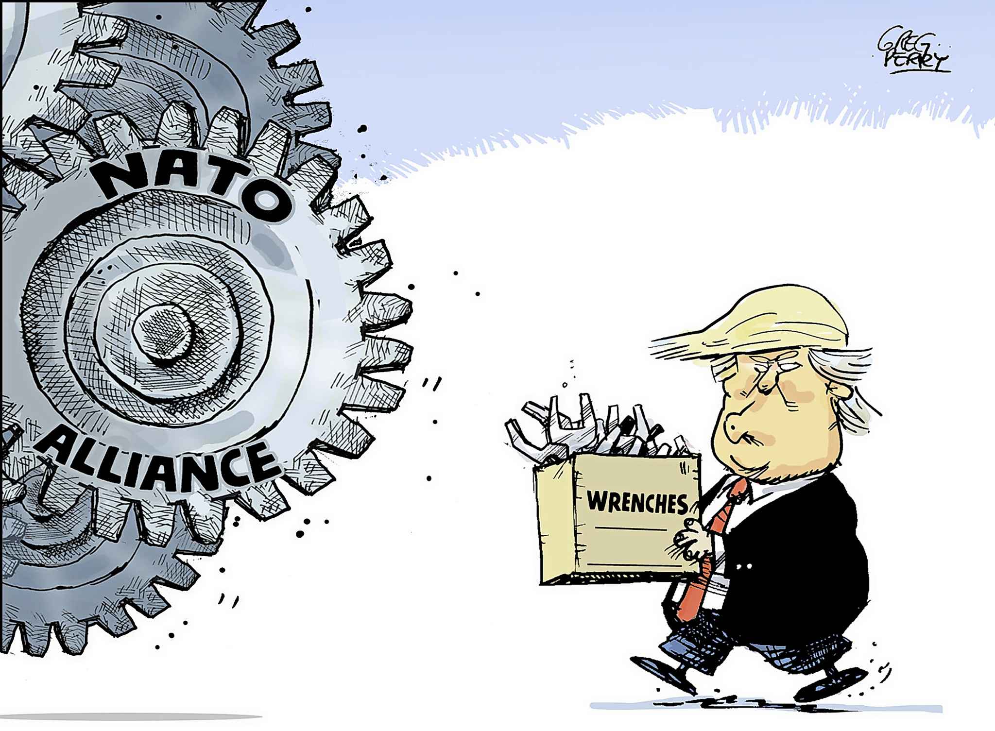Editorial cartoon for July 12, 2018