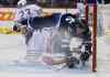 TREVOR HAGAN / THE CANADIAN PRESS
Winnipeg Jets centre Mark Scheifele flies over Edmonton Oilers goaltender Richard Bachman during the second period of a pre-season game at the MTS Centre in Winnipeg Tuesday.