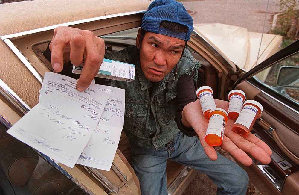 Leonard White helped expose in the Free Press in 1995 that some doctors and pharmacists were handing out prescription pills by the handful to unhoused people on the Main Street strip and billing the federal government.