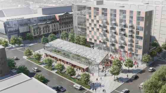 The Market Lands development will be built on the former site of the Public Safety Building. (Suplied / Daoust Lestage Architects)