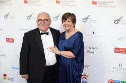 John and Bonnie Buhler on the red carpet prior to the David Foster Foundation Miracle Gala and Fundraiser, Saturday.