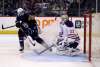 Trevor Hagan / The Canadian Press
Winnipeg Jets Brandon Tanev (13) fires the puck on Edmonton Oilers goaltender Cam Talbot (33) with Adam Larsson (6) trailing during second period pre-season NHL hockey in Winnipeg, Friday.