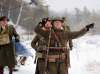 PHIL HOSSACK / WINNIPEG FREE PRESS - Luke Humphrey ad libs after completeing a scene on the set of Trench 2 near Anola Mb. . See Randal King&rsquo;s story. November 22, 201