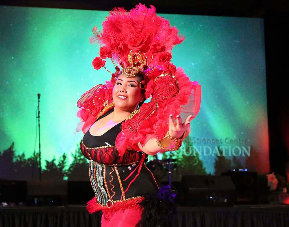 Bella Flett from the Aboriginal School of Dance performs.