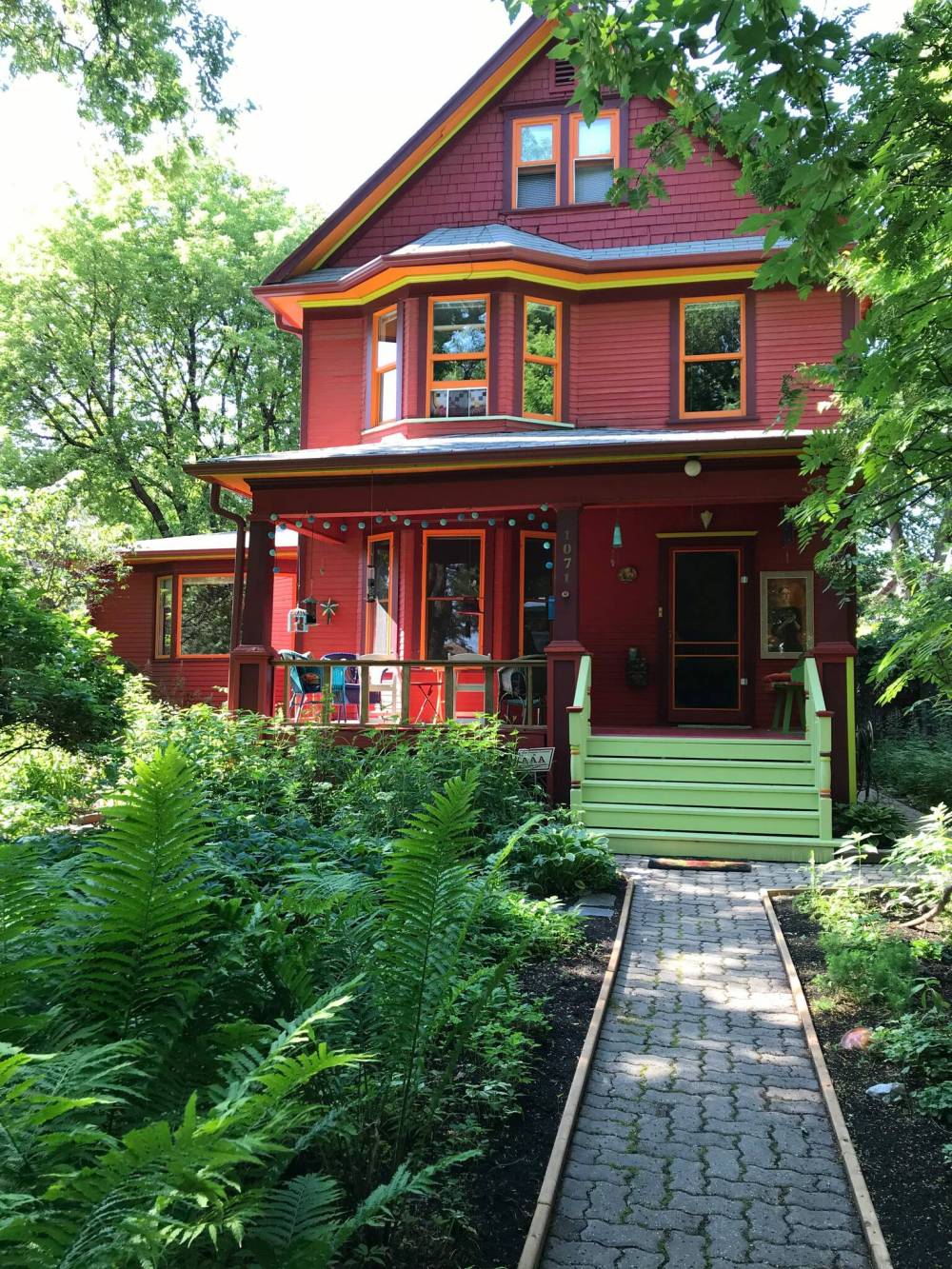 Debbie Schnitzer’s McMillan Avenue home has a front garden ithat is part-shade and filled with perennials. (Supplied)