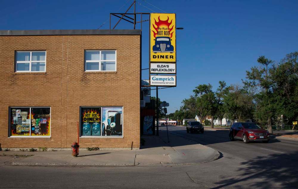 There used to be a half-dozen small diners in the area, but Big Rick’s Hot Rod Diner is the only one left, says its owner.