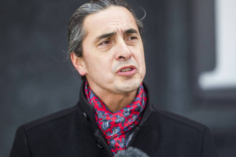 Arlen Dumas was suspended after a woman who worked at the AMC alleged the grand chief had sexually assaulted and harassed her. (Mikaela MacKenzie / Winnipeg Free Press)