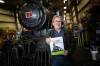 Paul Newsome, general manager of Prairie Dog Central, wrote the book on the history of the railway, literally. (Daniel Crump / Winnipeg Free Press)