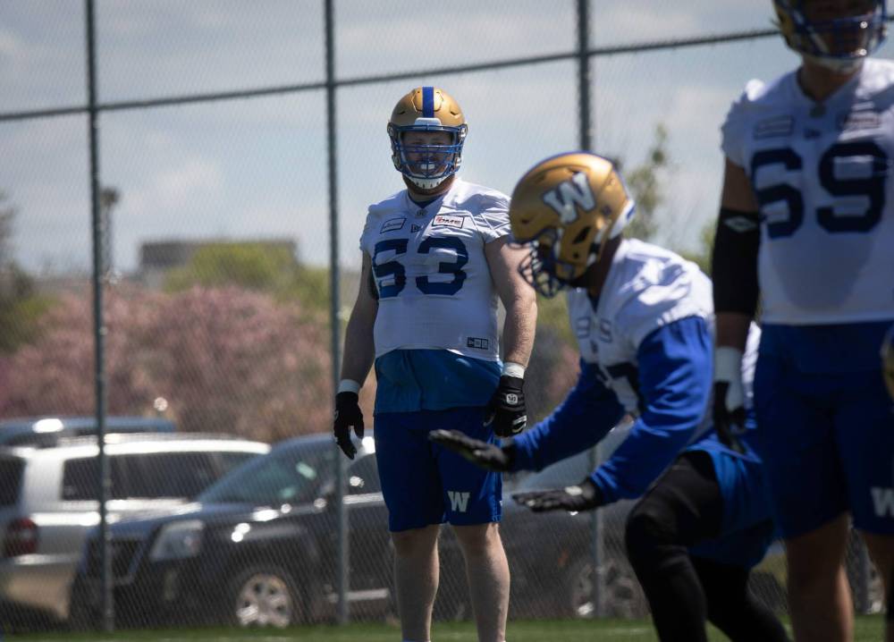 JESSICA LEE / WINNIPEG FREE PRESS
Patrick Neufeld said he’s the kind of player that keeps a close eye on the league, watching which team does what over the offseason.