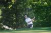 Aaron Cockerill playing a round of golf at St. George's Golf Course in Toronto, Ont., ahead of the 2022 RBC Canadian Open. (Tijana Martin/ Winnipeg Free Press)