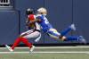 THE CANADIAN PRESS/John Woods
Ottawa Redblacks’ Shaq Johnson catches a pass for a touchdown against Winnipeg Blue Bombers’ Tyqwan Glass during the first half in Winnipeg, Friday.