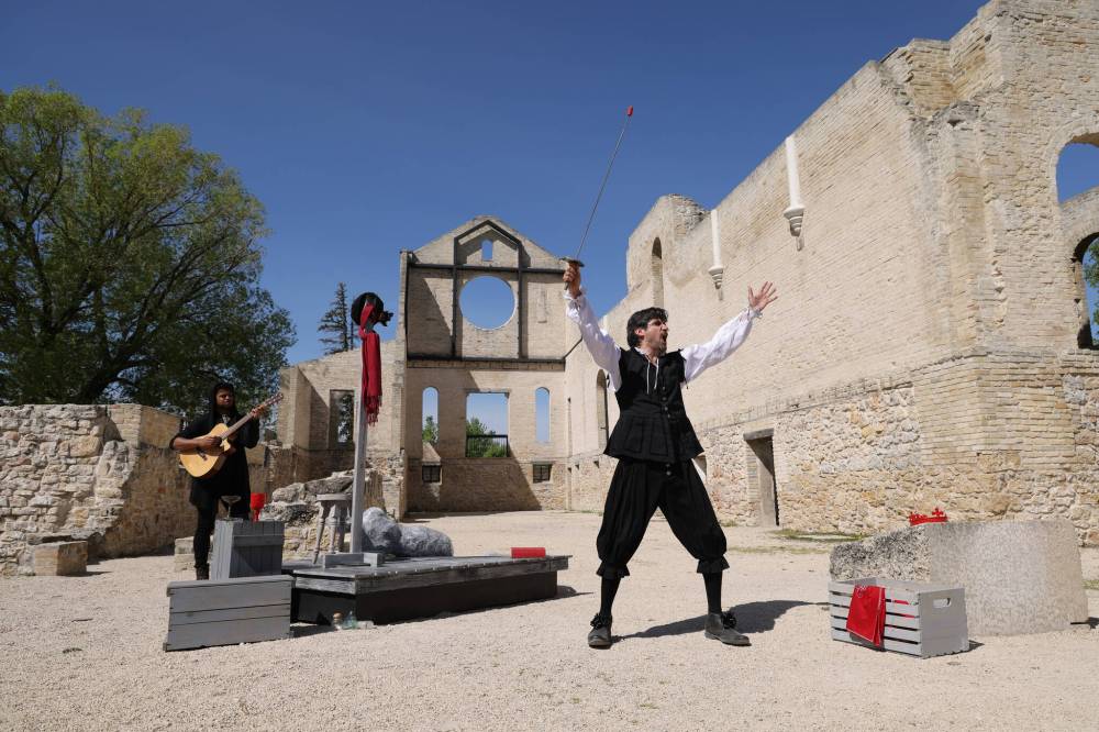 Shakespeare in the Ruins, dark for two years due to the pandemic, returns to the site of theTrappist Monastery in St. Norbert. (Lief Norman photo)