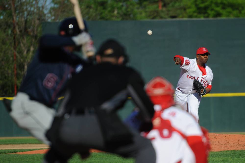 The Winnipeg Goldeyes are home for a full season for the first time in two years, after the pandemic halted cross-border trips and forced the team to play in American cities. (Ethan Cairns / Winnipeg Free Press files)