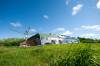 The Earthship is built into the ground with sustainability as its focus in Clandeboye. Its current owner, Kim Chase, is planning on moving out soon to relocate closer to family in Alberta. (Ethan Cairns / Winnipeg Free Press)