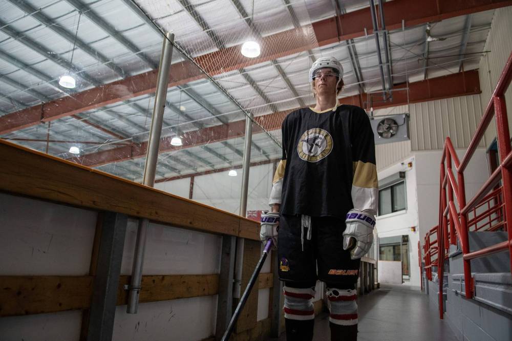 ETHAN CAIRNS / WINNIPEG FREE PRESS The St. Cloud State Huskies had an early line on Ingram.