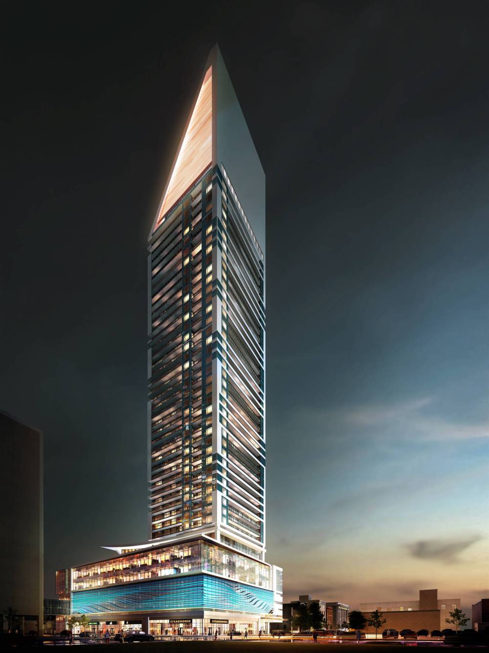 artists rendering
SkyCity would have been the tallest building in Winnipeg until it fell apart after a series of missed deadlines and class-action lawsuits. Now, its developers are facing fraud charges in Ontario.