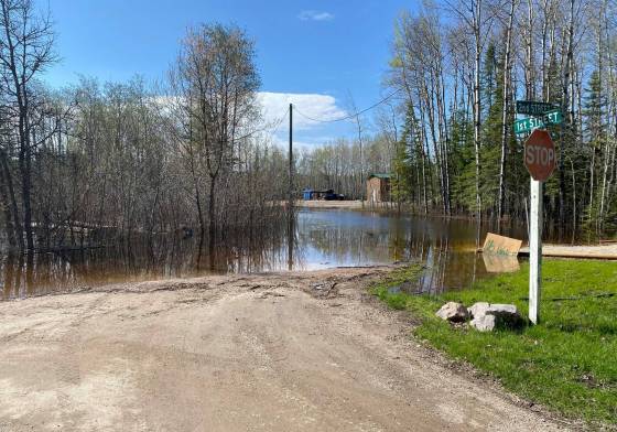 BRYNN KAPLEN PHOTORoads throughout Whiteshell Provincial Park were underwater this spring.