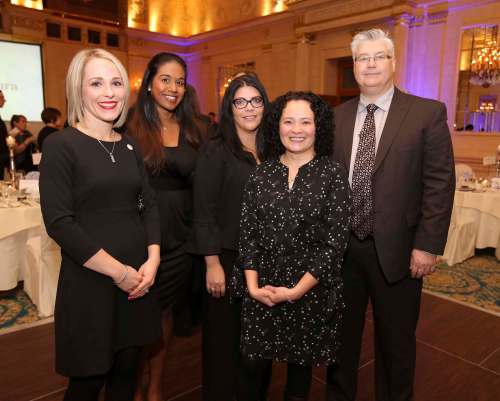 From left: Kari Deschambault, Christina Rambarran, Rossana Astacio, Analyn Einarson and Cameron MacMartin.
