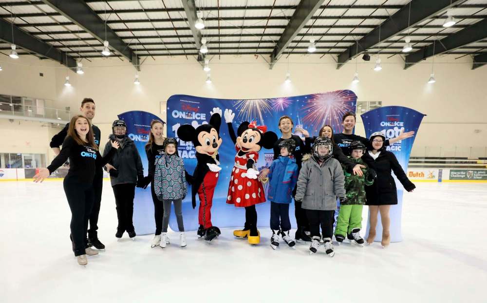 Special Olympics athletes laced up their skates and had the unique opportunity to show off their skating moves, practice some drills and learn from professional performers with Disney On Ice, including Mickey and Minnie Mouse.