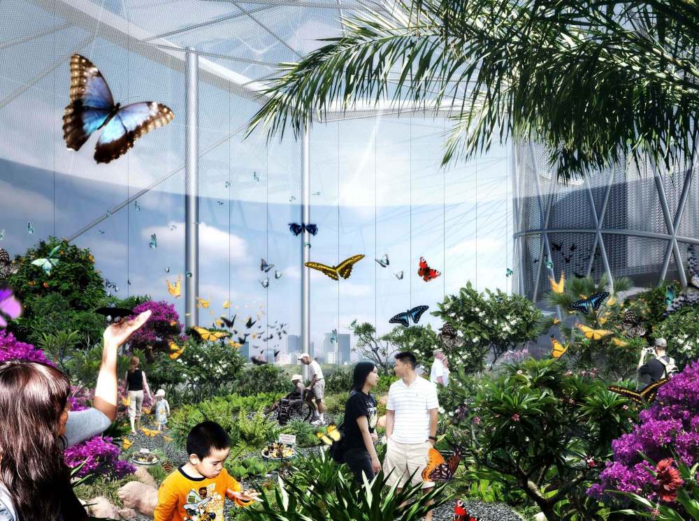 The Shirley Richardson Butterfly Garden.