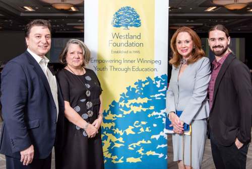 John Prystanski, Carol Bellringer, Elba Haid and Stephan Lagasse. (Supplied photos)