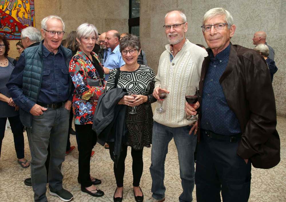 Audience members Bob Carmichael (from left), Leslie Chale, Carol Anne Carmichael, Dan Bulloch and John Chale.
