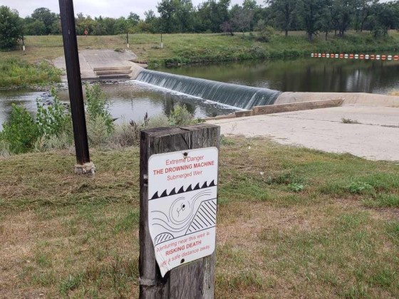 SUPPLIEDThe Souris Dam, where Sienna was found.