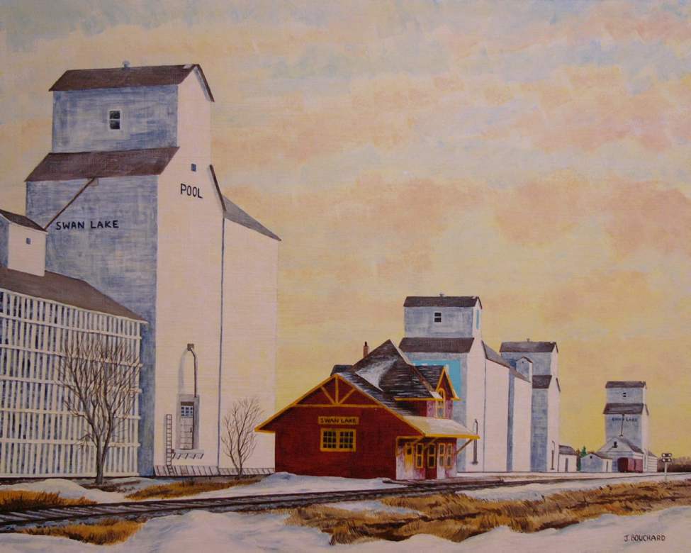 Swan Lake elevators and station