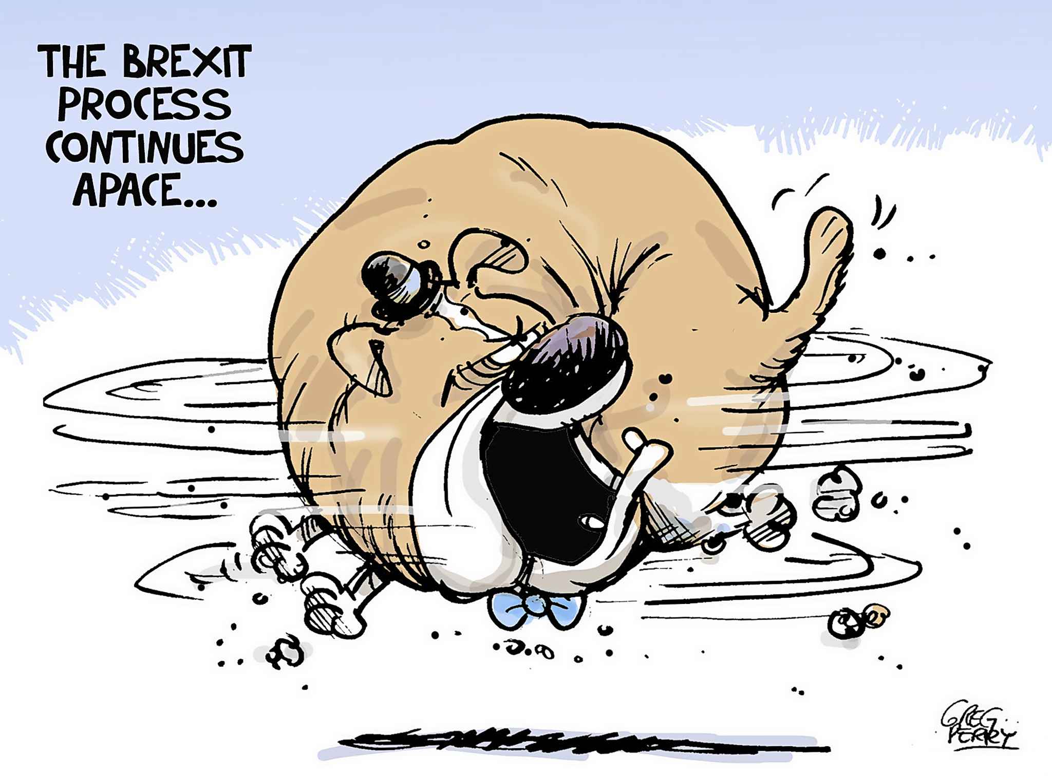 Editorial cartoon for April 1, 2019