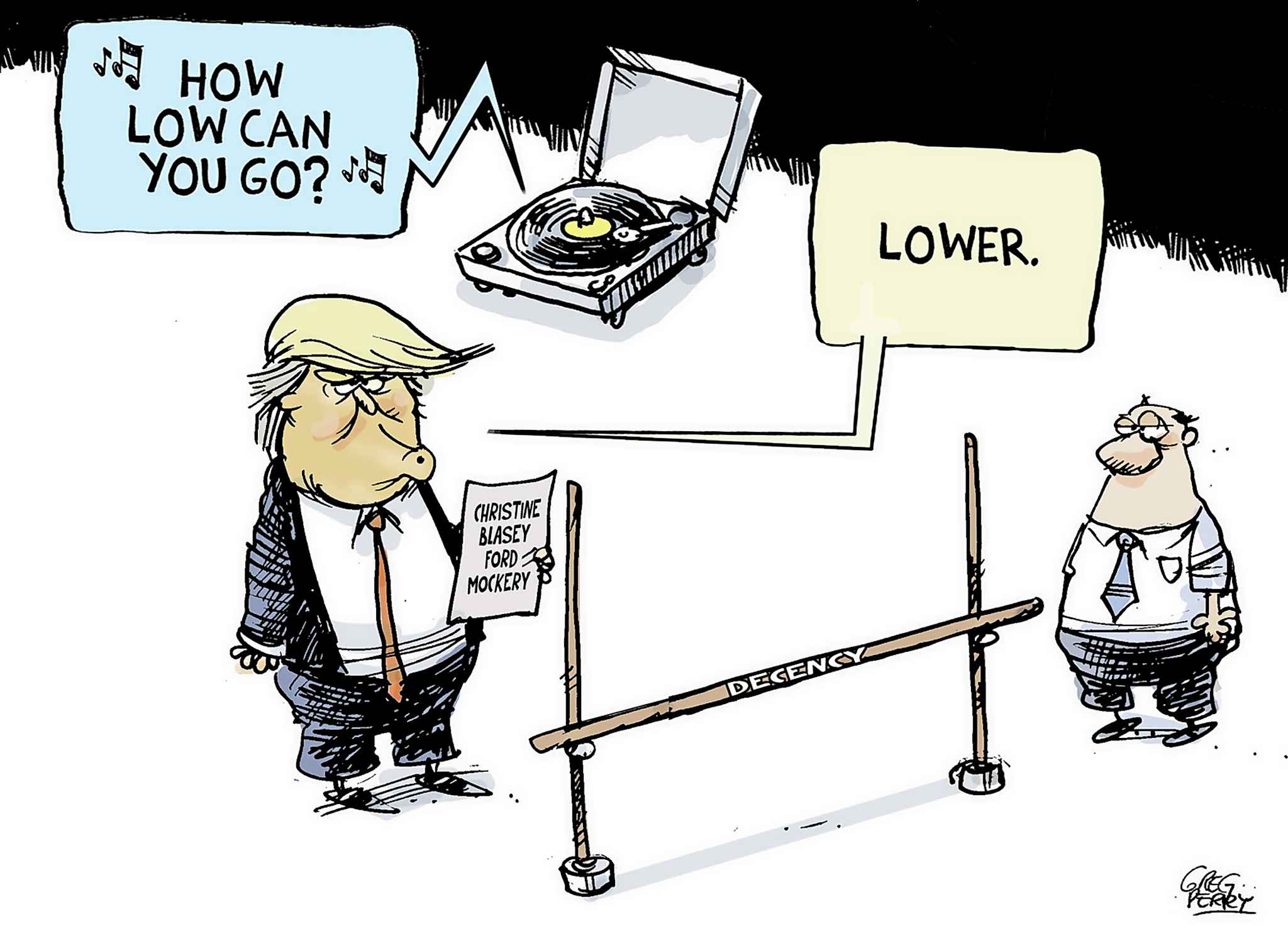 Editorial cartoon for Oct. 5, 2018