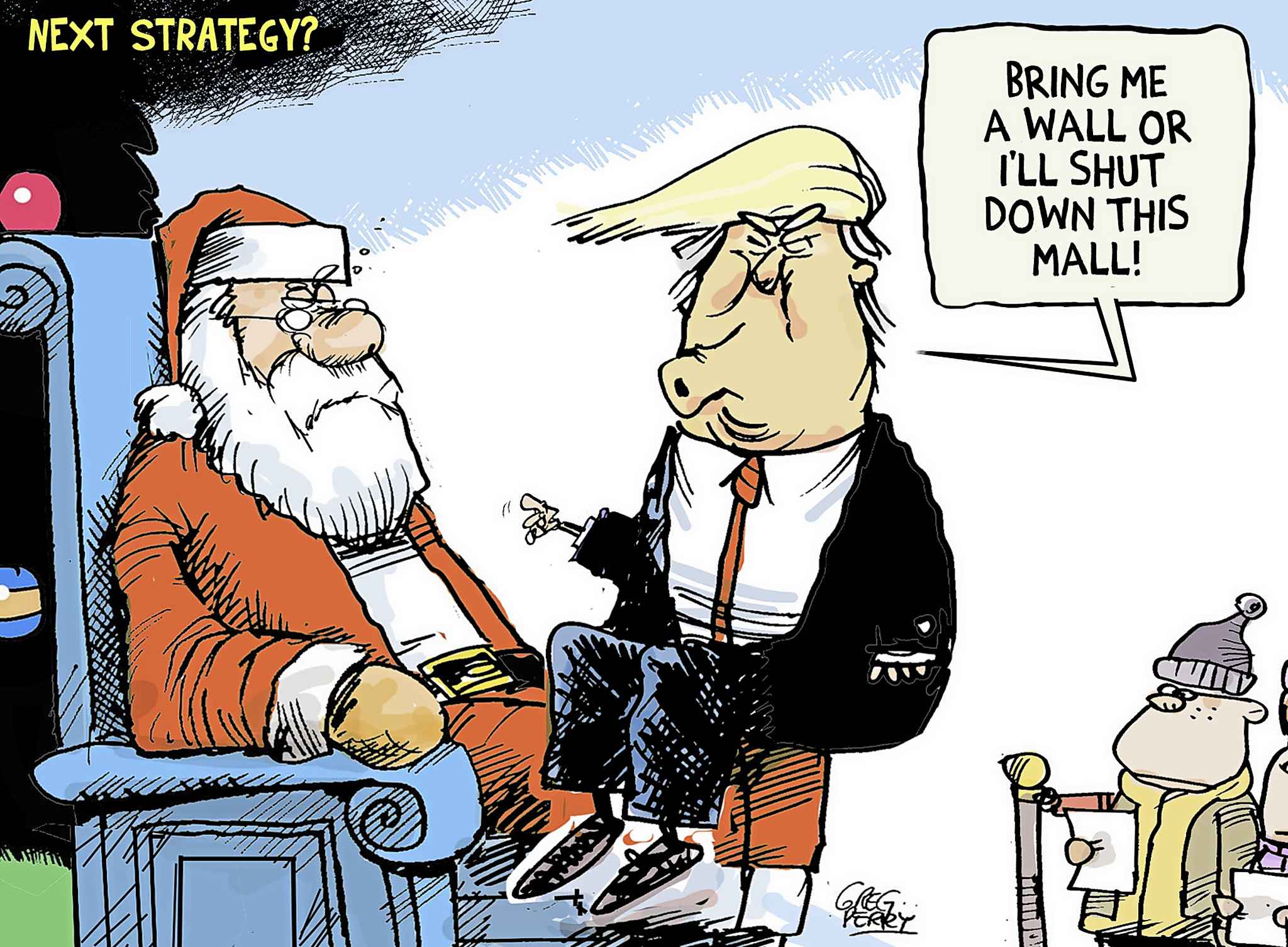 Editorial cartoon for Dec. 21, 2018