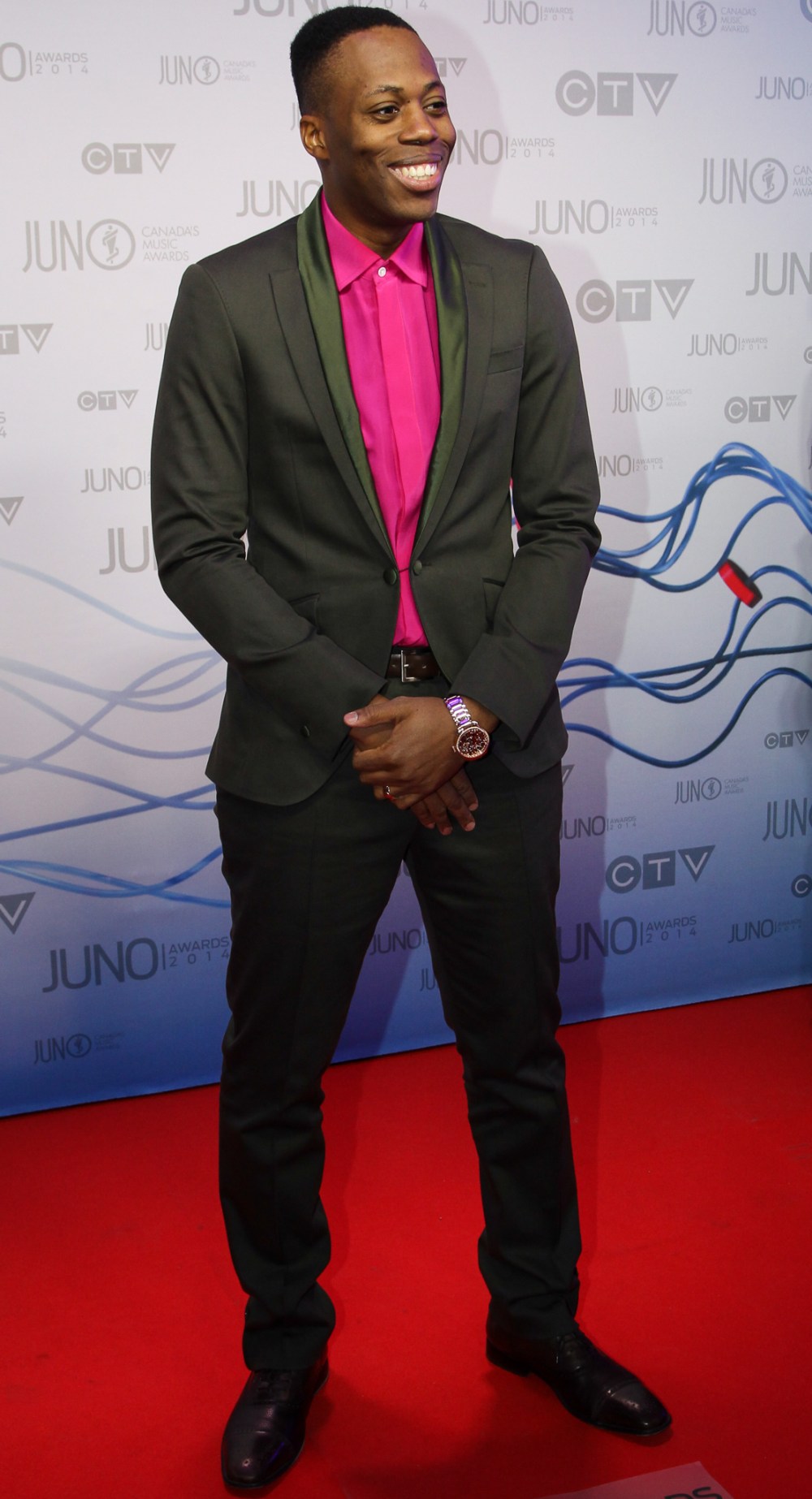 Joe Bryksa / Winnipeg Free Press
Kardinall Offishall on the Junos red carpet.
