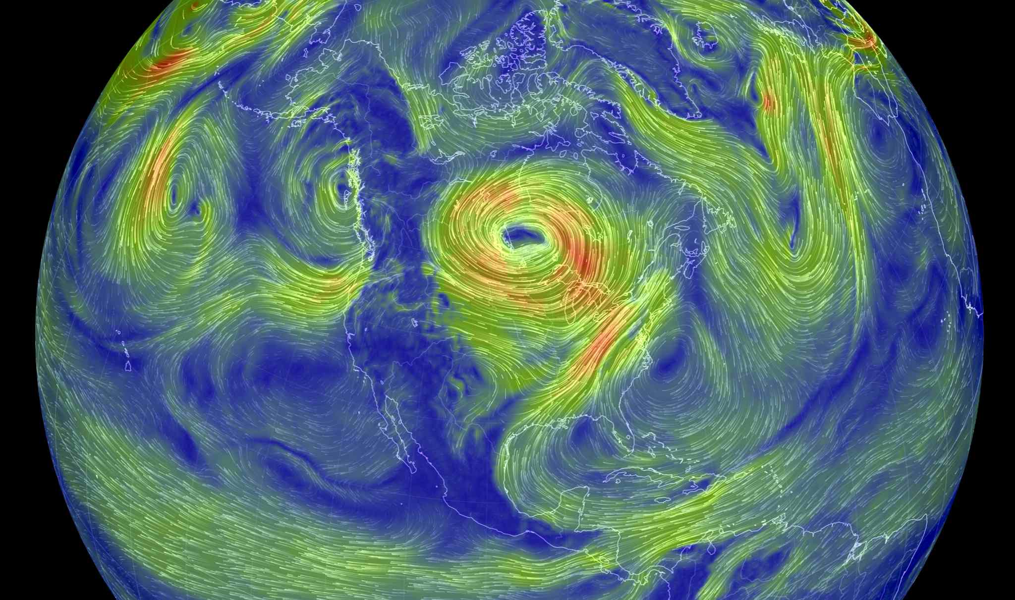 From space, this week’s blizzard looked like a Van Gogh painting ...