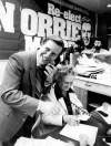 JAMES  HAGGARTY / WINNIPEG FREE PRESS Archives
Bill Norrie at moment opponent Al Golden conceded. 1980.