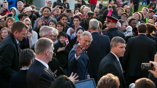 Prince Charles and Camilla at the Manitoba Legislature