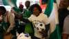 Nigerian fans go all out in support of soccer team
