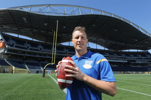 Boris Minkevich / Winnipeg Free PressDrew Willy says he's healthy and looking forward to the 2016 CFL season.
