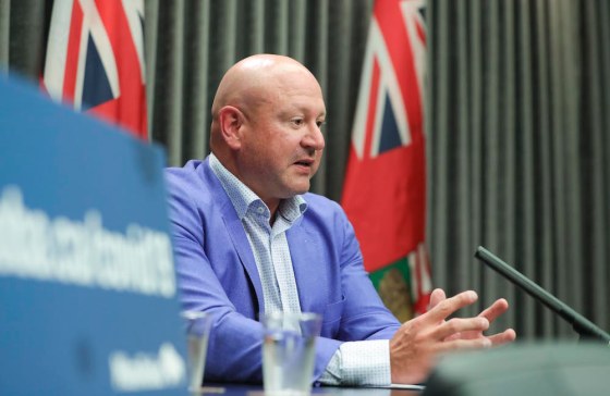 RUTH BONNEVILLE / WINNIPEG FREE PRESSManitoba's chief provincial health officer, Dr. Brent Roussin