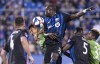 Montreal Impact midfielder Michael Azira heads the ball away from Seattle Sounders midfielder Danny Leyva during second half MLS action in Montreal on Wednesday, June 5, 2019. After bouncing back from two consecutive losses, CF Montreal are heading west to take on one of the better Major League Soccer sides. THE CANADIAN PRESS/Paul Chiasson