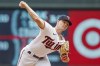 Minnesota Twins starting pitcher Sonny Gray throws to the Baltimore Orioles in the first inning of a baseball game Saturday, July 2, 2022, in Minneapolis. (AP Photo/Bruce Kluckhohn)